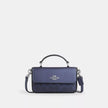 COACH Mini Josie Top Handle Bag In Signature Canvas - Blue/Navy image 0