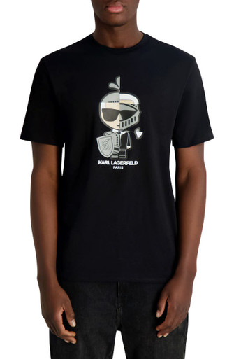 KARL LAGERFELD Split Personality Karl Graphic T-Shirt image 4