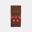 COACH Fair Isle Print Knit Muffler - Sable Multi image 0