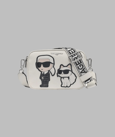 KARL LAGERFELD Maybelle Camera Crossbody - Winter White image 1