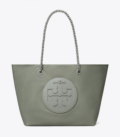 TORY BURCH Ella Chain Tote - Shale Rock image 3