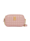 BURBERRY Mini Lola Quilted Leather Camera Bag - Dusky Pink image 5