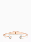 Kate Spade Lady Marmalade Open Cuff - Clear/Rose Gold image 2