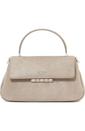 KATE SPADE  small grace glitter suede top handle bag image 4