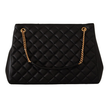 VERSACE Elegant Large Black Nappa Leather Tote image 0
