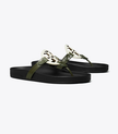 TORY BURCH Miller Cloud Sandal - Leccio / New Ivory / Perfect Black image 4