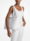 MICHAEL KORS  Jet Set Travel Large Saffiano Leather Tote Bag - OPTIC WHITE (Arriving In Delhi) image 2