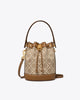 TORY BURCH T Monogram Jacquard Mini Bucket Bag image 0