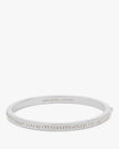 KATE SPADE Ring It Up Pave Bangle Clear/Silver image 0
