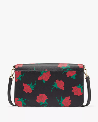 KATE SPADE Madison Rose Toss Printed Flap Crossbody   KE534 image 0