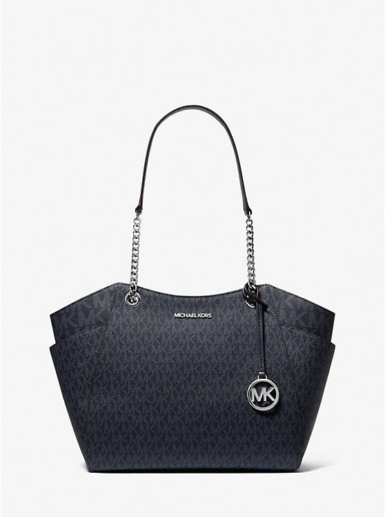 MICHAEL KORS Jet Set Large Signature Logo Shoulder Bag - Admiral (Arriving In Delhi) image 0