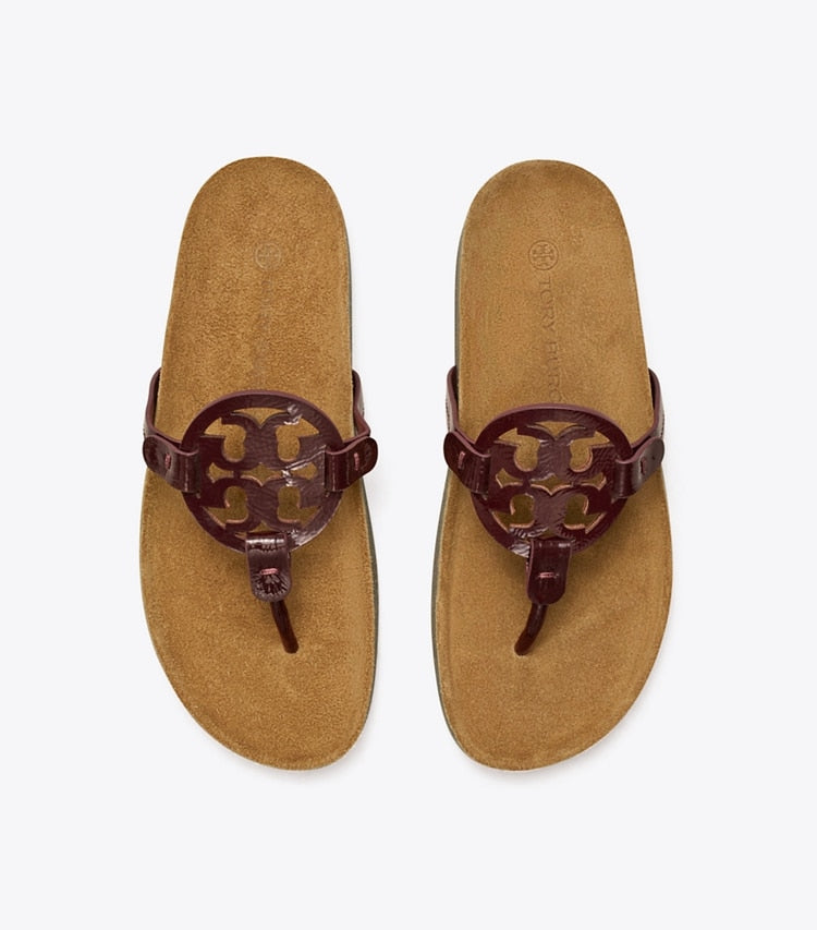 [AT DELHI] Miller Cloud Sandal - Plum Natural image 3