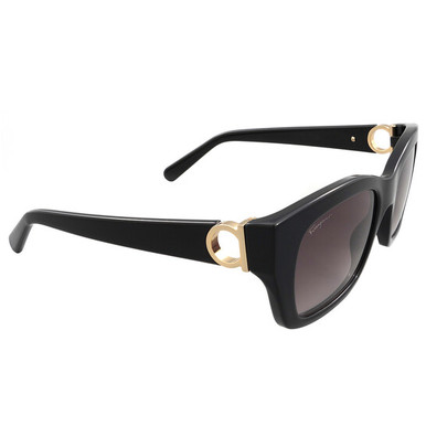 Ferragamo  Salvatore Grey Square Ladies Sunglasses image 1