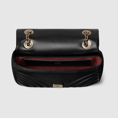 GUCCI GG Marmont Small Shoulder Bag - Black image 1