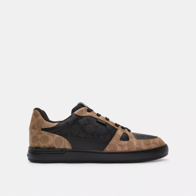 COACH Clip Court Sneaker In Signature Canvas image 1