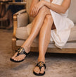TORY BURCH Metal Miller Sandal - Perfect Black / Gold (Arriving In Delhi) image 0