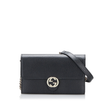 GUCCI Interlocking g Wallet On Chain - Black image