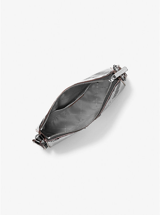 [AT DELHI]MICHAEL KORS Jet Set Small Patent Logo Debossed Crossbody Bag with Case for Apple Airpods Pro® image 2