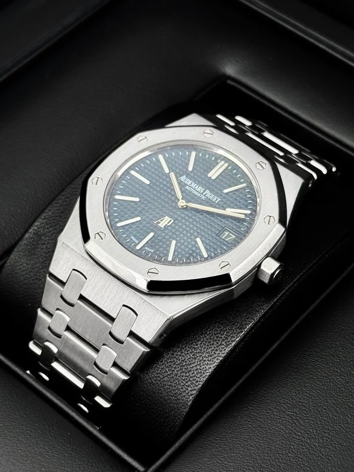 Audemars Piguet Royal Oak 15202ST.OO.1240ST.01 Stainless Steel  Bleu Nuit Dial 39mm