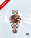 [At MRP][Brand New] Rolex Datejust Chocolate Diamond Dial 126231G Stainless Steel 36 mm