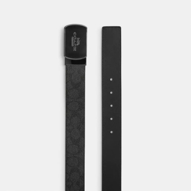 COACH Plaque Buckle Cut To Size Reversible Belt, 38 Mm image 0