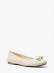 MICHAEL KORS  Honey Signature Logo Ballet Flat - Vanilla image 2