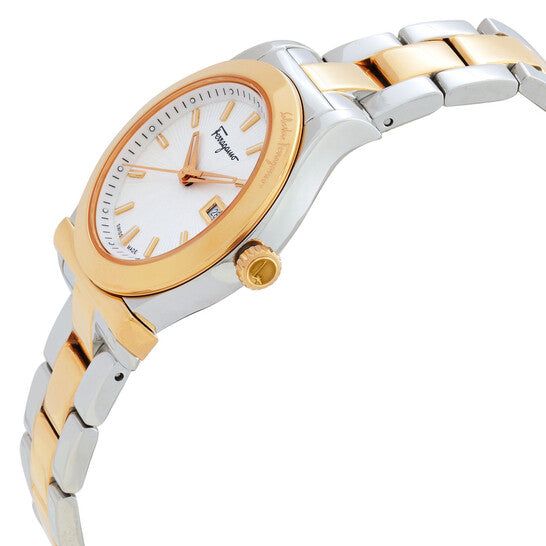 FERRAGAMO1898 Quartz Silver Dial Two-Tone Ladies Watch image 1