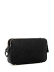 Guess Kyrie Saffiano Top-Zip Crossbody - Black image 2