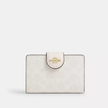 COACH Medium Corner Zip Wallet In Signature Canvas image 3