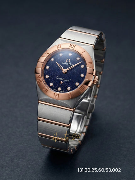 OMEGA  Constellation Quartz Diamond Blue Dial Ladies Watch Item No. 131.20.25.60.53.002 image 0