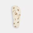 COACH Zayn Flip Flop With Shell Print image 0