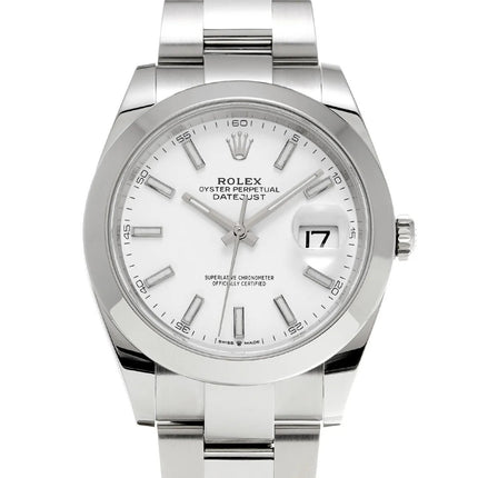 [Store Display] ROLEX Datejust White 41MM