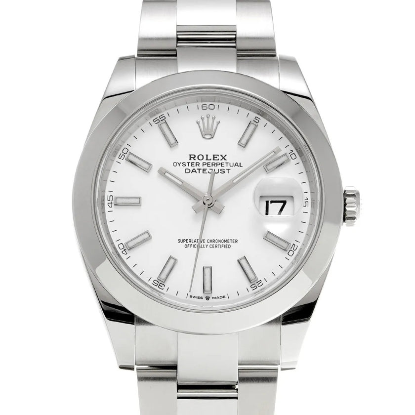 [Store Display] ROLEX Datejust White 41MM