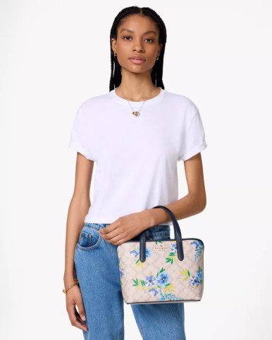 KATE SPADE Spade Flower Floral Small Tote image 1