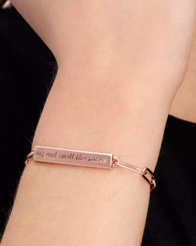 KATE SPADE Stop And Smell The Roses Id Bracelet image 1