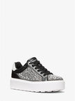 MICHAEL KORS Romey Embellished Platform Sneaker - Black image 0