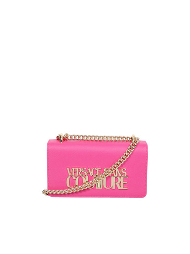 VERSACE  JEANS Couture Logo Plaque Chain-Linked Shoulder Bag image 3