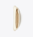 [AT DELHI] TORY BURCH Kira Chevron Clutch - New Ivory image 3