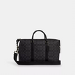 COACH Ellery Small Duffle Bag In Signature Canvas - Gunmetal/Charcoal/Black image