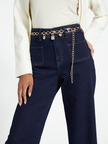 GUESS Gold-Tone Chain Charm Belt image 1