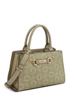 Guess Lacy Logo Satchel - Green image 1