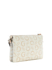 Guess Oona Logo Top-Zip Crossbody - White image 2