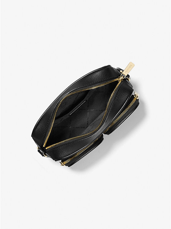 MICHAEL KORS Jet Set Travel Medium Leather Messenger Bag image 2