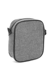 Guess Faux-Leather Trim Crossbody - Gray image 1