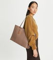 TORY BURCH Perry Triple-compartment Tote Bag - Clam Shell image 1