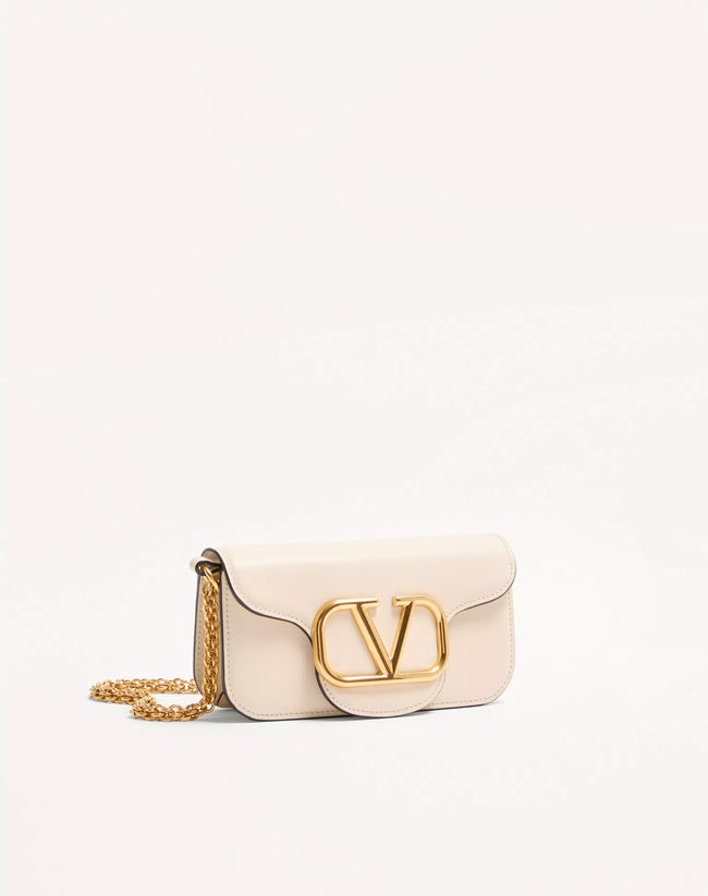 [At Delhi]  VALENTINO Garavani Locò Small Shoulder Bag In Calfskin image 0