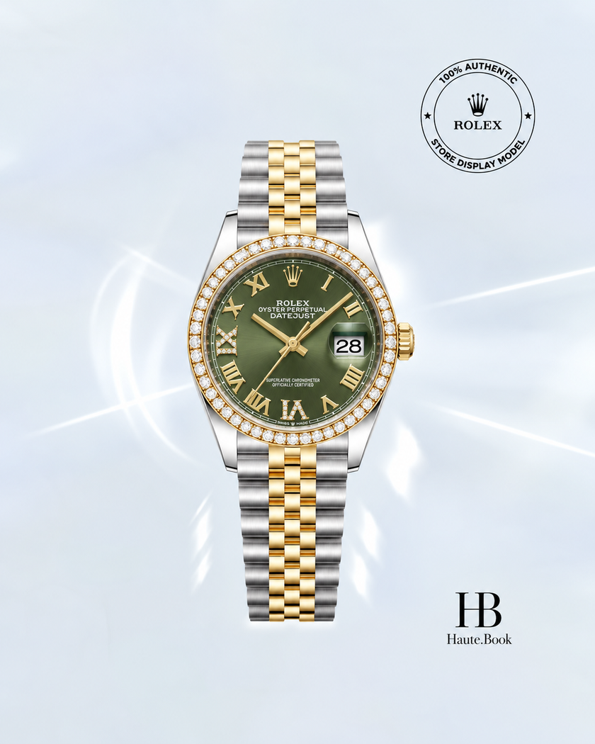 [Brand New] Rolex Datejust Olive Green Jubilee 126283RBR 36 mm