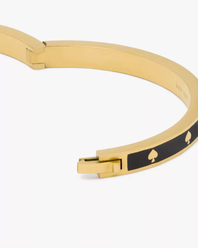 KATE SPADE  Spot The Spade Enamel Hinged Bangle image 1