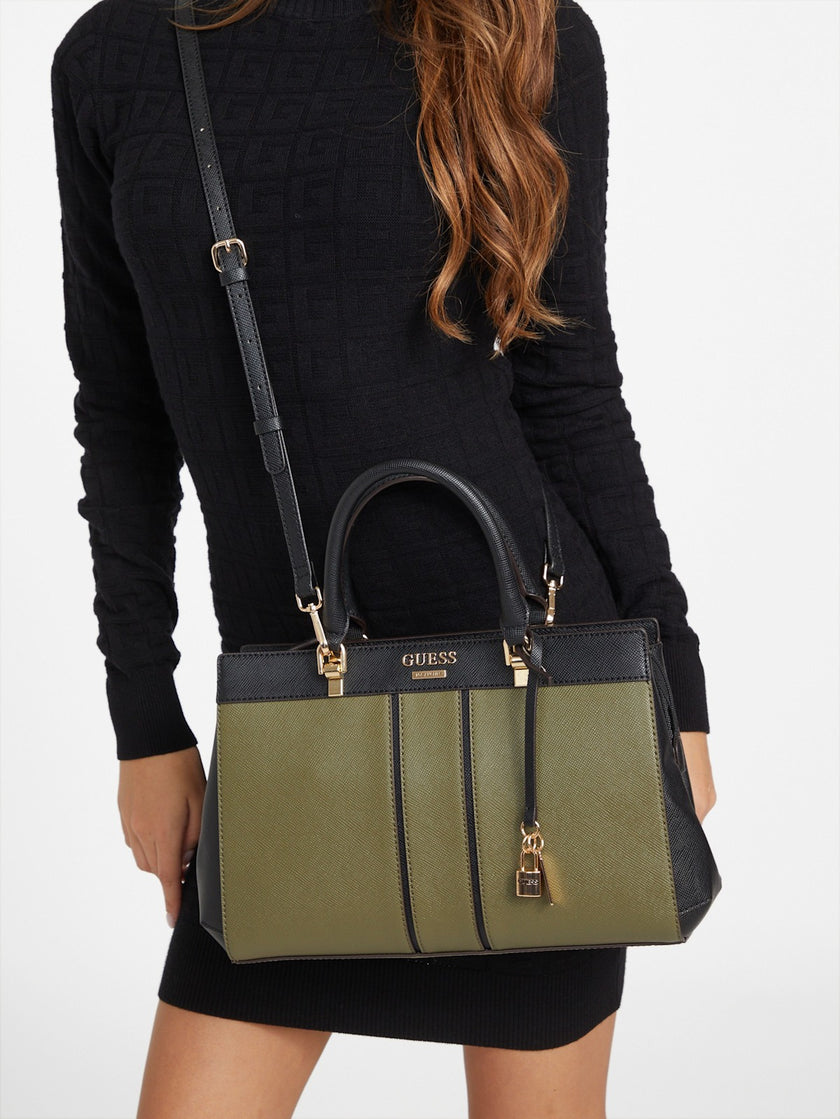 Guess Alesso Satchel - Green image 1