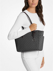 [AT DELHI] MICHAEL KORS  Marilyn Medium Signature Logo Tote Bag - Black image 0